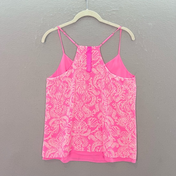 Lilly Pulitzer - women’s spritz Havana pink reversible pink tank v neck top S - Picture 6 of 7